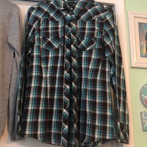 Long sleeve plaid shirt
